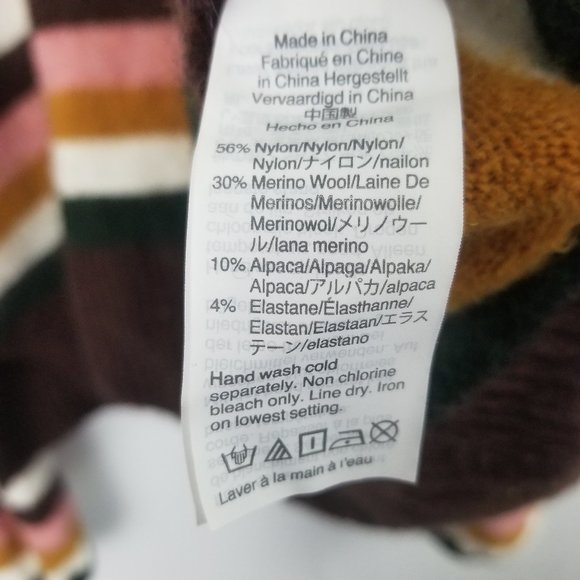 Madewell Payton Striped Oversized Alpaca Sweater - Picture 11 of 12